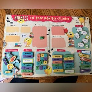 Usborne Nibbles Monster magnetic calendar